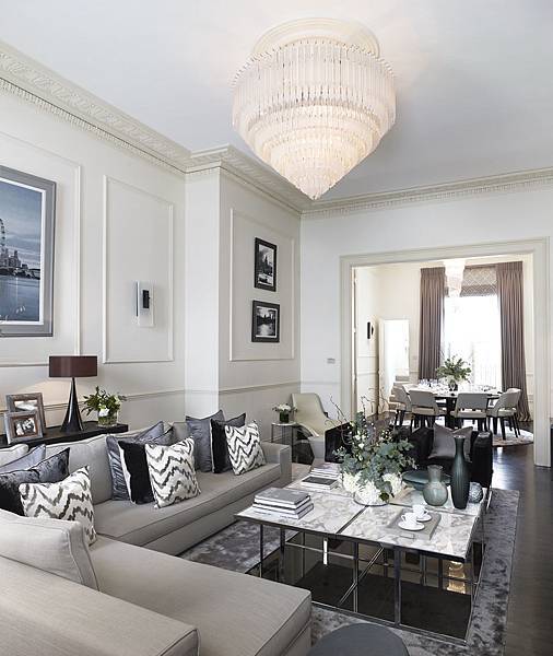 家具搭配案例分享 %count(title) 家具搭配案例分享 / 美式新古典 in London / Minotti