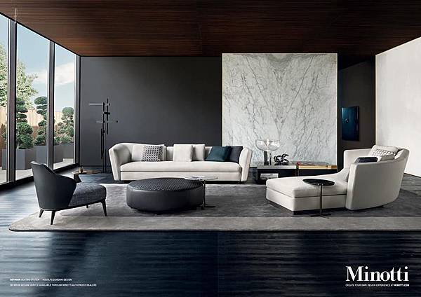 沙發款式欣賞 ￨ Minotti  | SEYMOUR 沙發